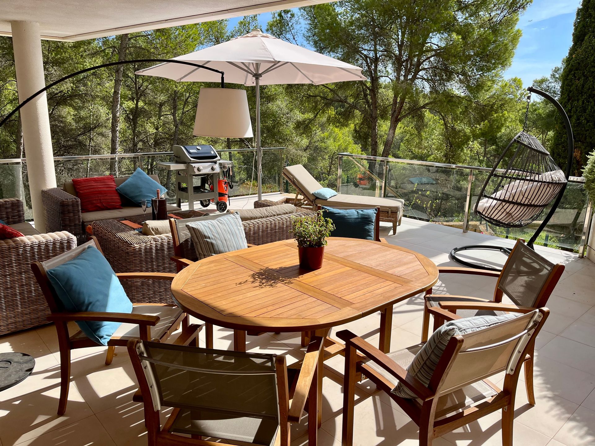 Garden Apartment for Rent in Sol de Mallorca with Sea Views