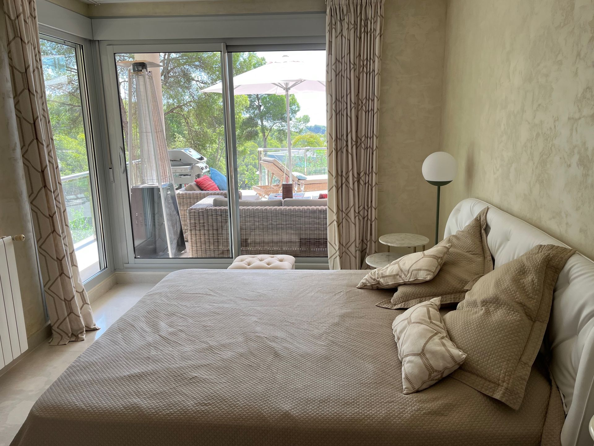 Garden Apartment for Rent in Sol de Mallorca with Sea Views