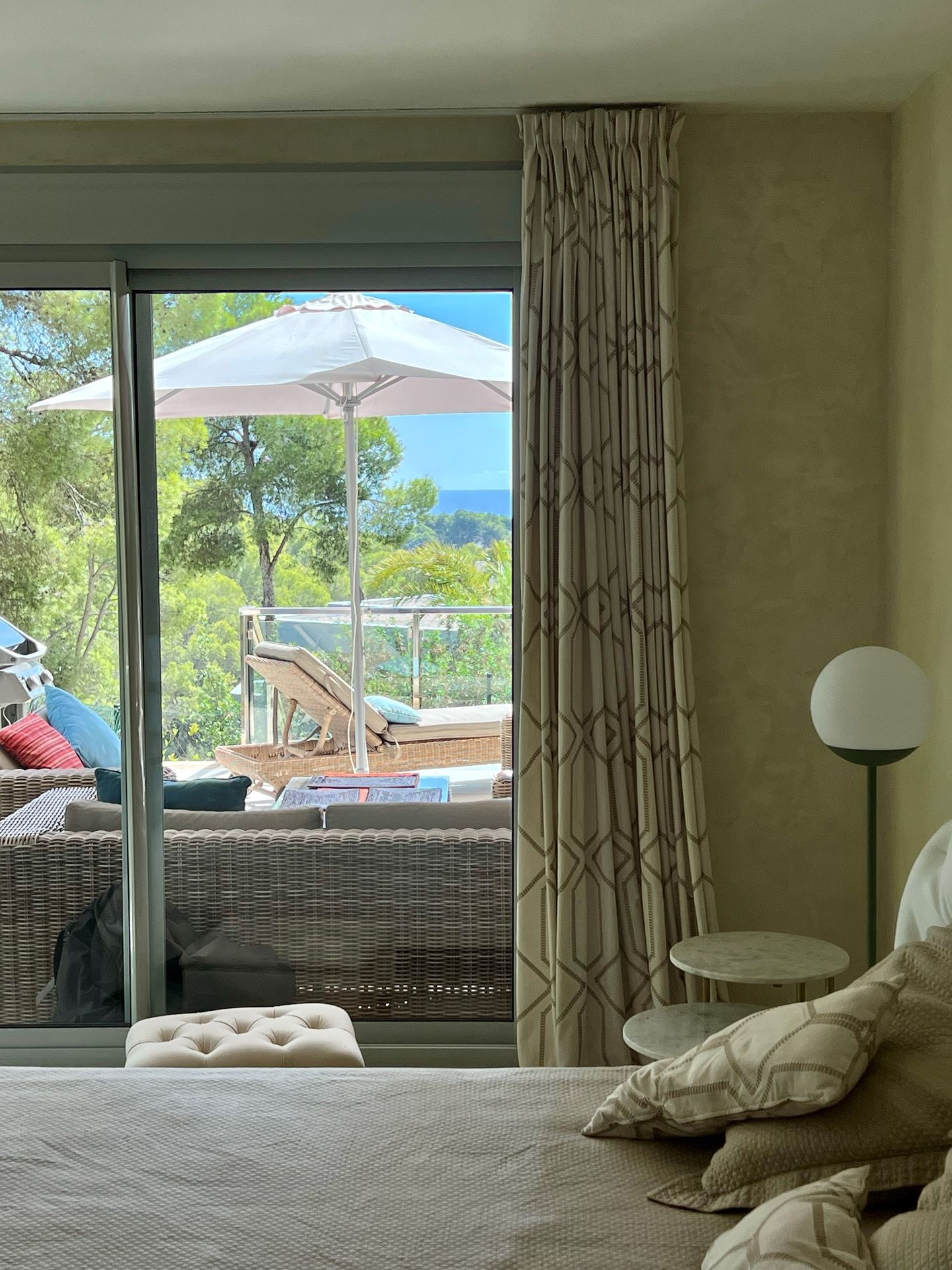 Garden Apartment for Rent in Sol de Mallorca with Sea Views