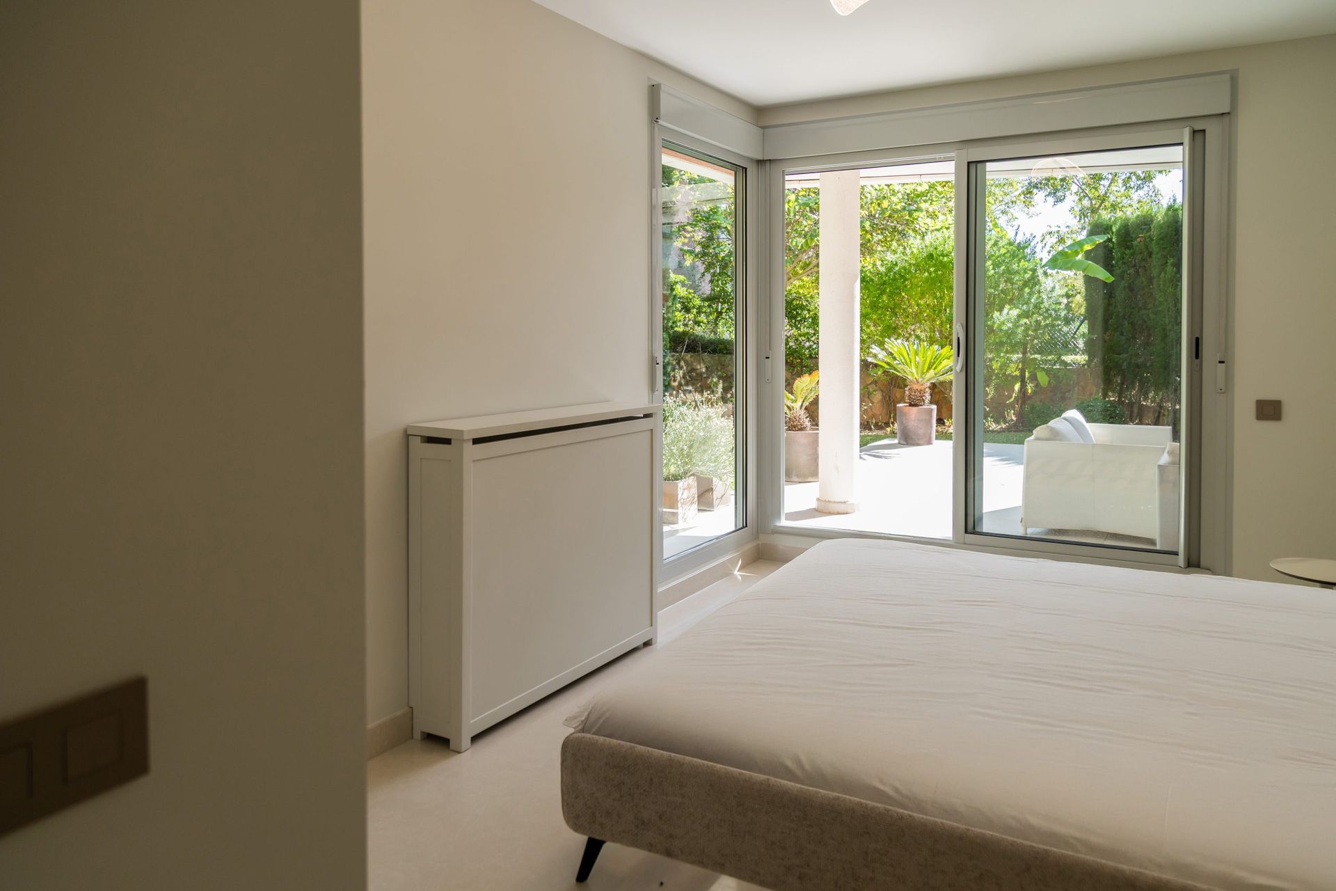 Refurbished luxury garden apartment for sale in Sol de Mallorca