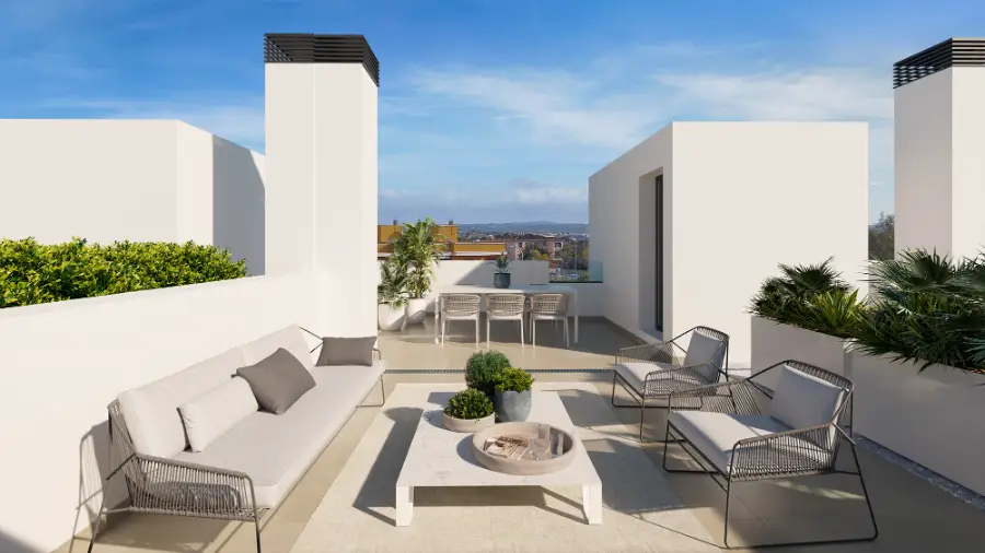 Modern Townhouse for sale in Palma, only 400 m from the Beach
