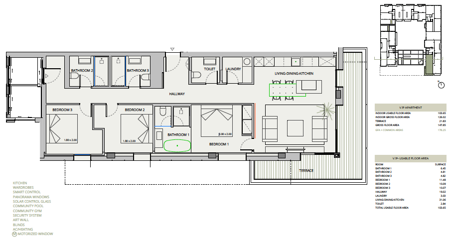 Luxury New-Build Apartments for Sale in XO PARQ in Palma de Mallorca