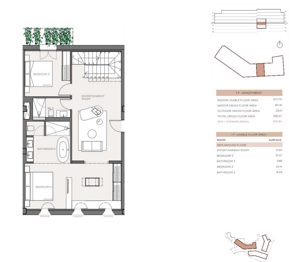 New townhouses for sale in XO Jonquet Residences in Palma – Santa Catalina