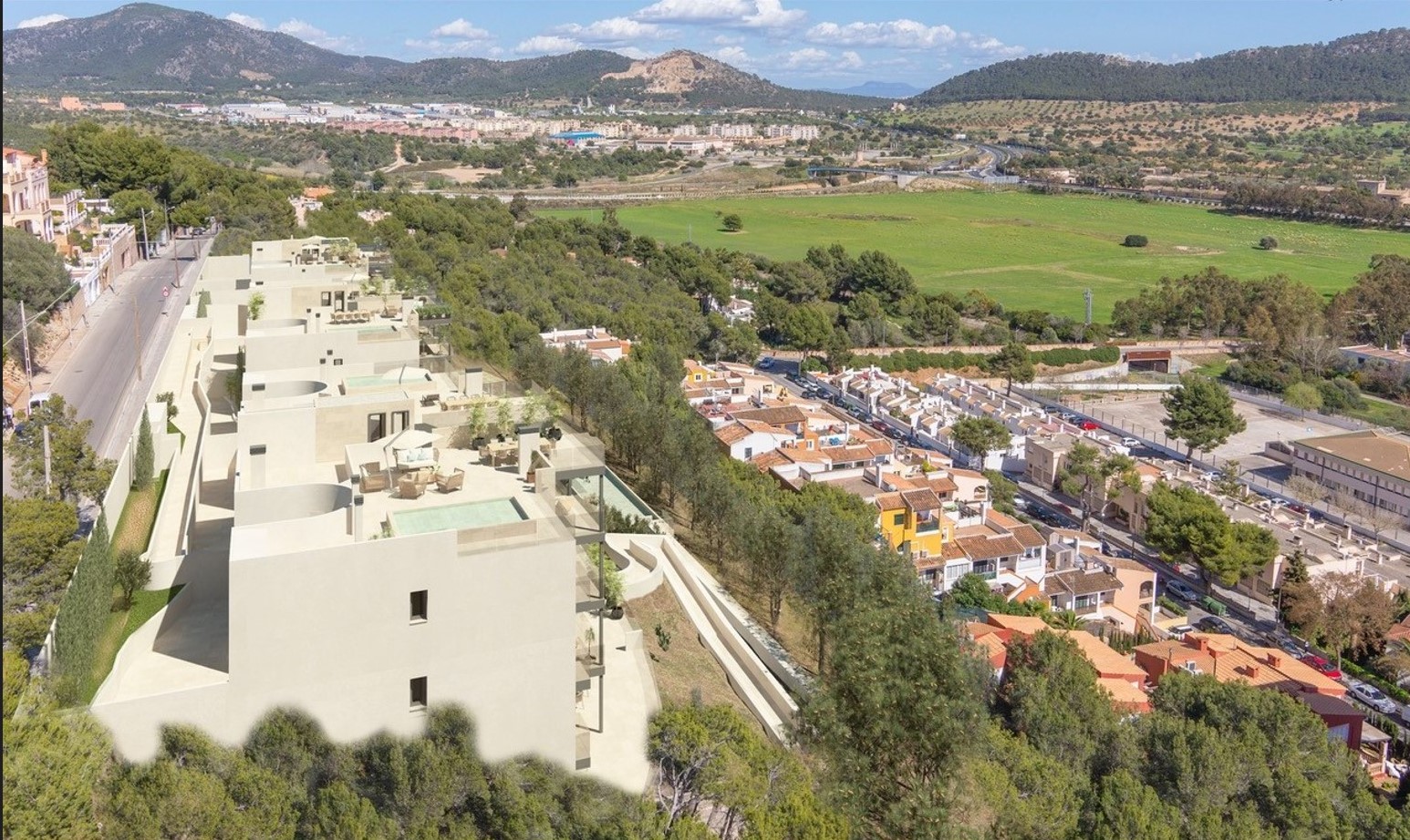 New penthouse for sale in Santa Ponsa with sea views