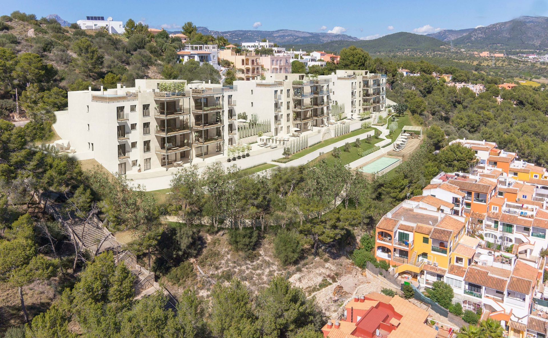 New penthouse for sale in Santa Ponsa with sea views