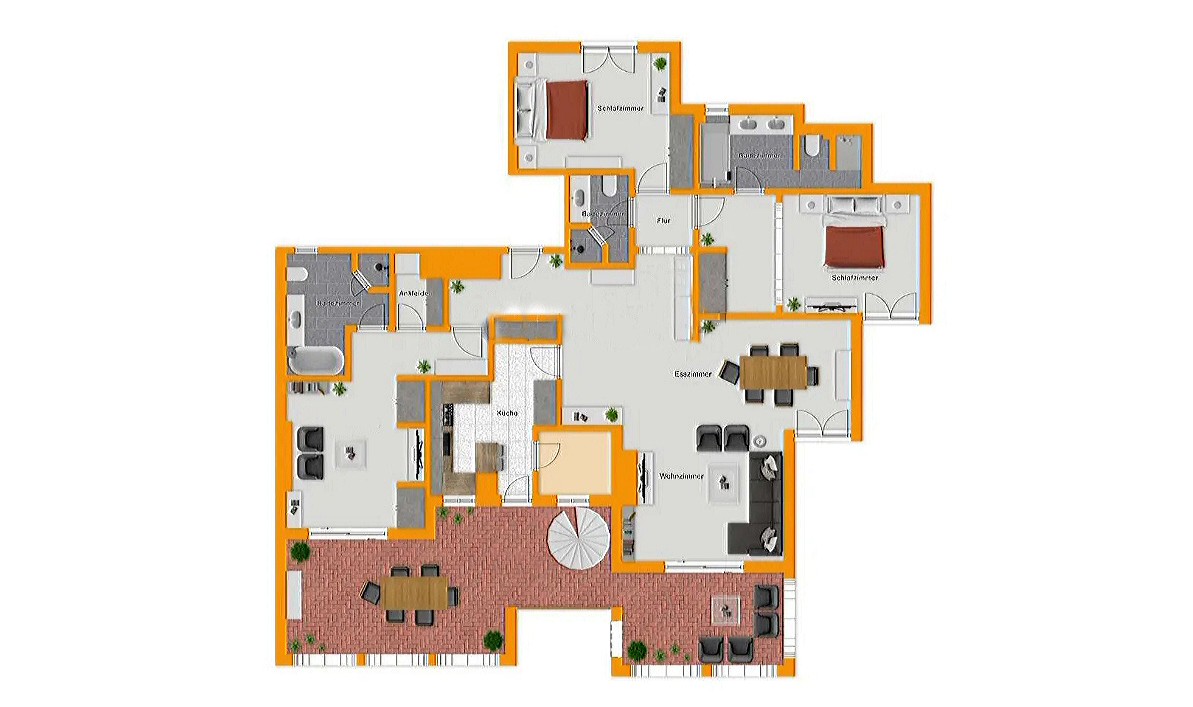 Lyxig penthouse till salu i Nova Santa Ponsa