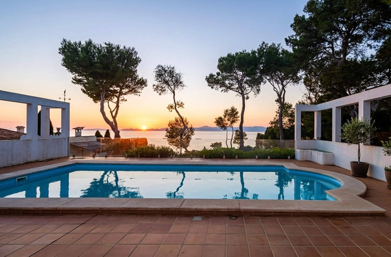 Gemütliche Villa zum Verkauf am Meer in Bahia Azul mit Mietlizenz