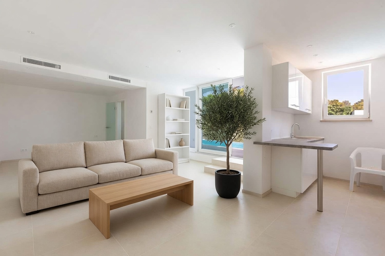 Moderne Villa mit traumhaftem Meerblick in Costa d'en Blanes zu verkaufen
