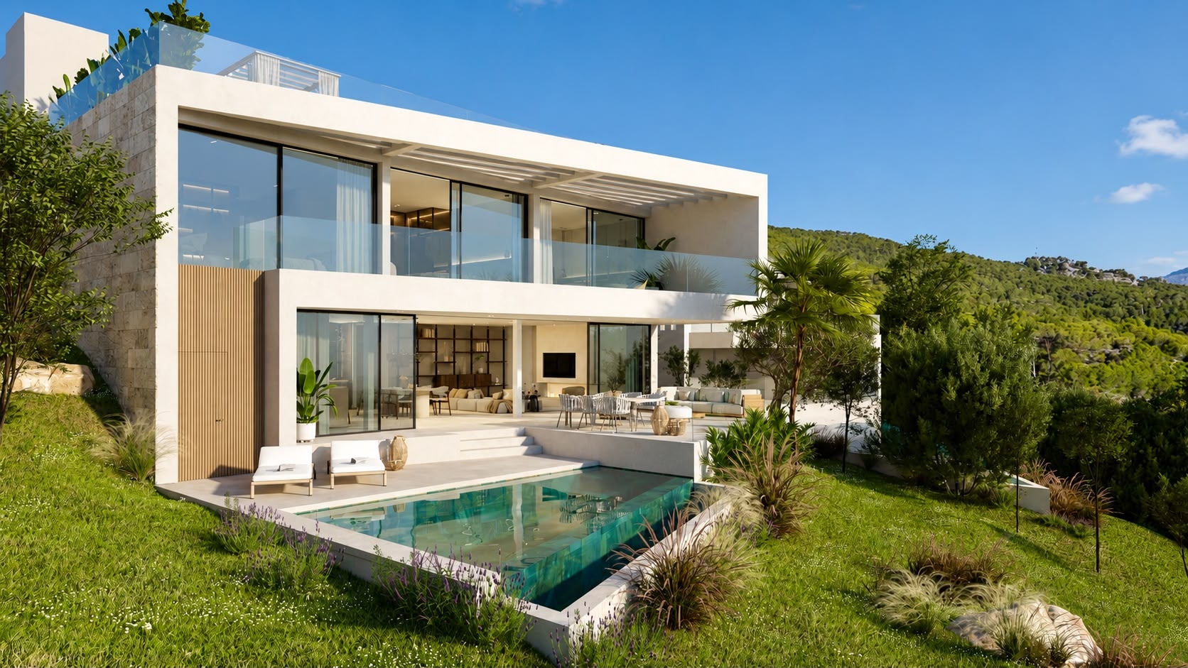 Newly built  luxury Villa for sale in Camp de Mar