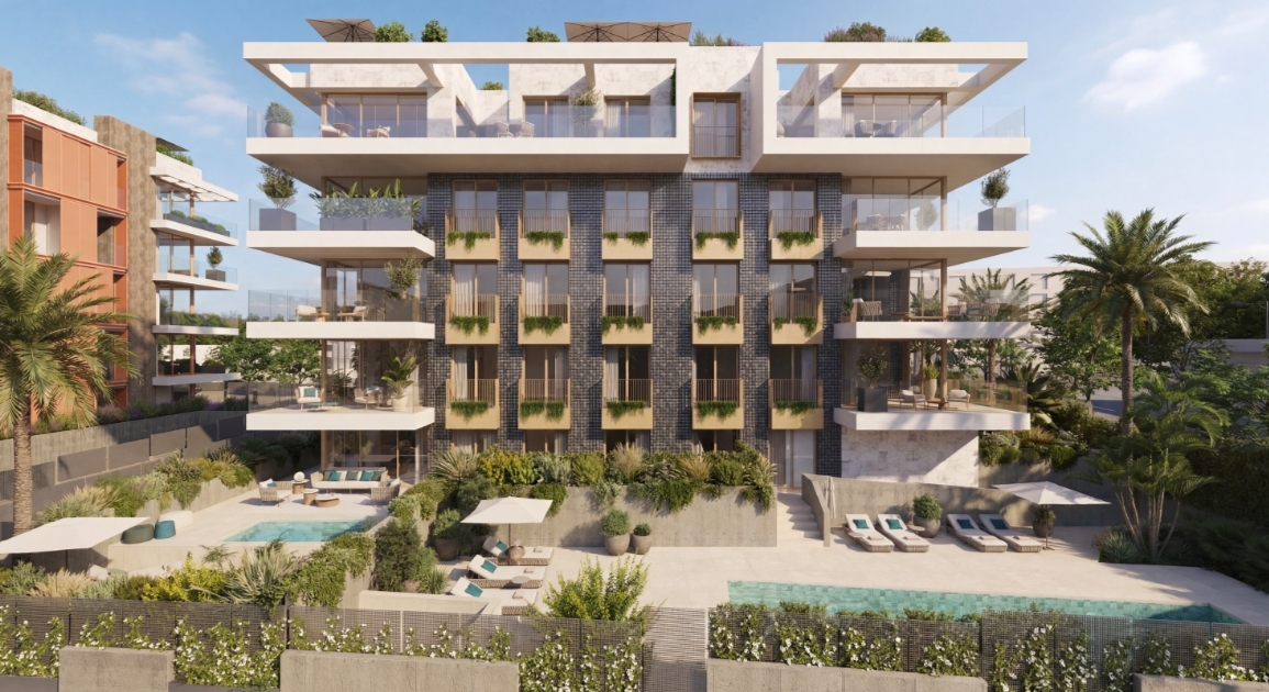 Nybyggd lägenhet till salu i Palma