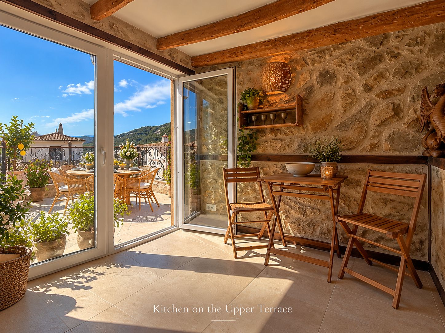 Detached Town House with panoramic Views for sale in Andratx