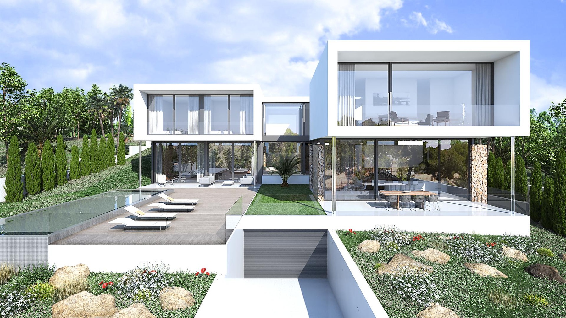  Project of luxury villa in Sol de Mallorca 