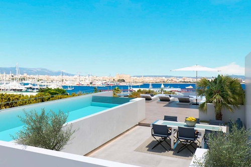 New luxury penthouse for sale in Palma - Passeo Maritimo