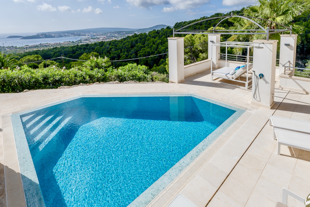 Luxury villa in Costa d'en Blanes with sea views
