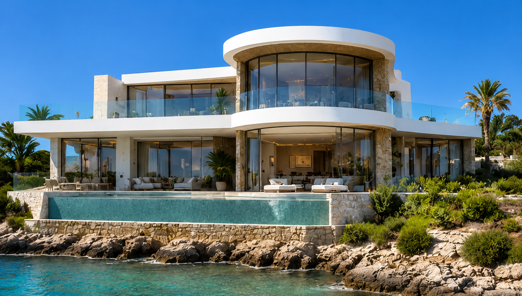 New Master peace Villa for Sale in Porto Cristo Sea Front