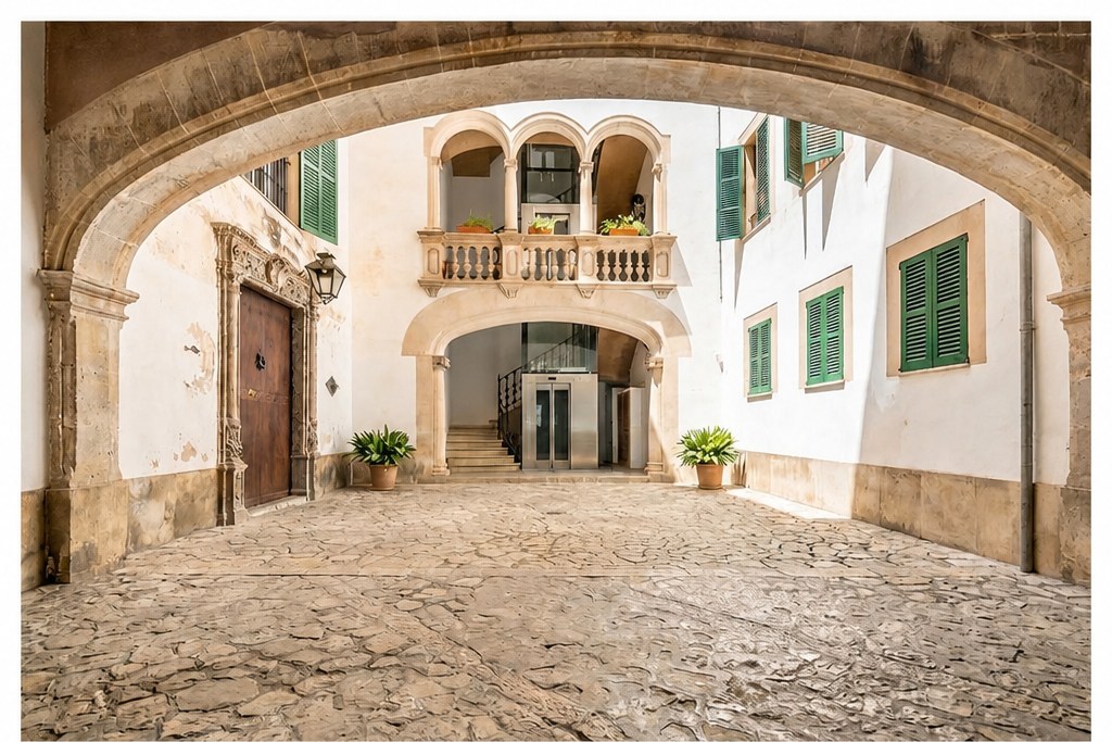 Investment Opportunity: Historic Building Divided into Two Properties in Palma’s Old Town for Sale